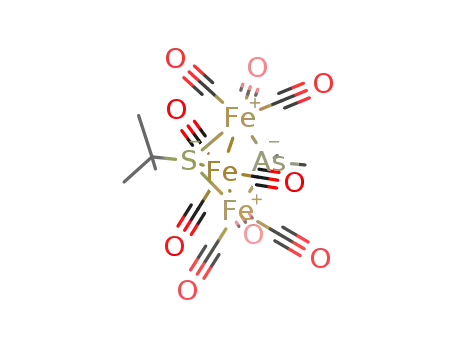Fe3(CO)9(μ3-S-t-C4H9)(μ2-As(CH3)2)