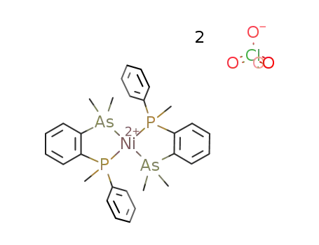 [Ni((+/-)-1-(dimethylarsino)-2-(methylphenylphosphino)benzene)2][ClO4]2