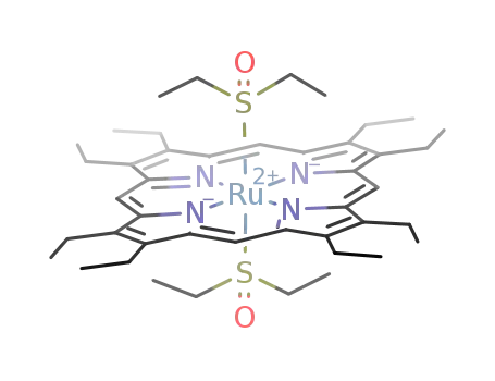 bis(diethyl sulfoxide)(octaethylporphyrinato)ruthenium(II)