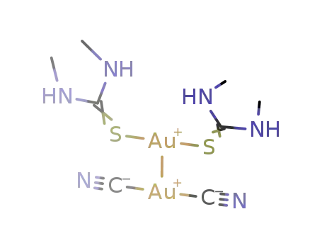 dicyano-1κ(2)C-bis-(dimethylthiourea)-2κ(2)S-digold(I)(Au-Au)