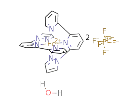 [Fe(6-(N-pyrazolyl)-2,2'-bipyridine)2](PF6)2*H2O