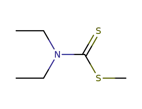Molecular Structure of 686-07-7 (methyl diethyldithiocarbamate)