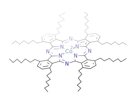 (1,4,8,11,15,18,22,25-octaheptylphthalocyaninato)cobalt(II)