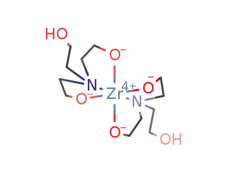 Molecular Structure of 151767-62-3 (Zirconium,bis[[2,2',2''-(nitrilo-kN)tris[ethanolato-kO]](2-)]-)