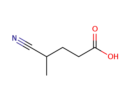 Molecular Structure of 23886-52-4 (Pentanoic acid, 4-cyano-)