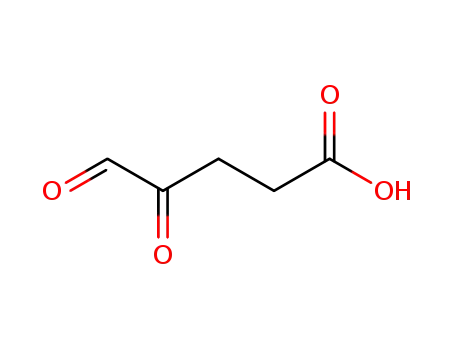 Molecular Structure of 5976-90-9 (4,5-dioxovaleric acid)