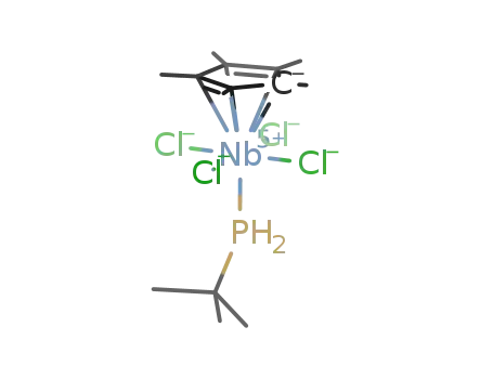 C5(CH3)5NbCl4(PH2C(CH3)3)