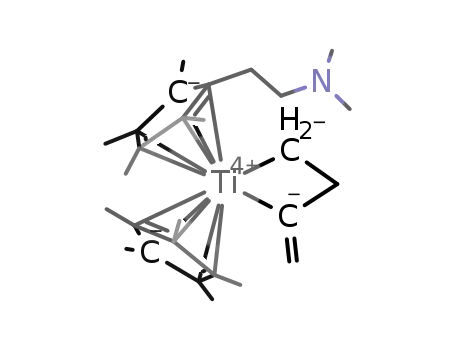 (η(5)-1-[2-(N,N-dimethylamino)ethyl]-2,3,4,5-tetramethylcyclopentandienyl)(η(5)-pentamethylcyclopentadienyl)(2-methylidene)titanacyclobutane