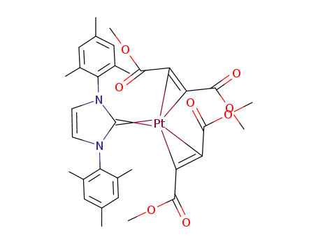 (1,3-dimesitylimidazol-2-ylidene)platinum(0) bis(η2-dimethylfumarate)