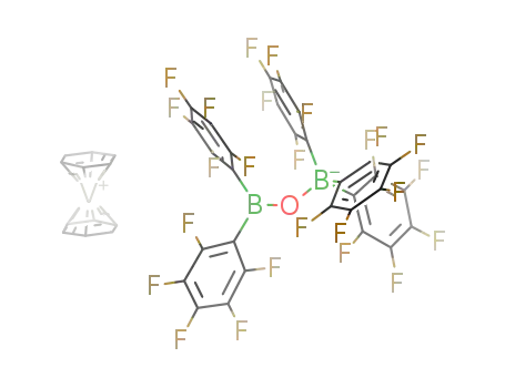 [V(benzene)2][(C6F5)3BOB(C6F5)2]