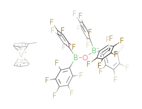 [V(benzene)(toluene)][(C6F5)3BOB(C6F5)2]