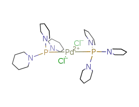 dicloro(bis(1,1',1''-(phosphinetriyl)tripiperidine))palladium