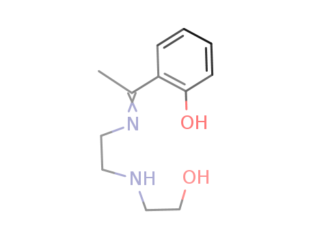 Molecular Structure of 99899-09-9 (Phenol, 2-[1-[[2-[(2-hydroxyethyl)amino]ethyl]imino]ethyl]-)