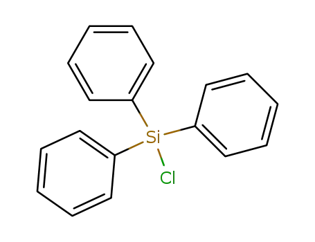 Molecular Structure of 76-86-8 (Triphenylsilyl chloride)