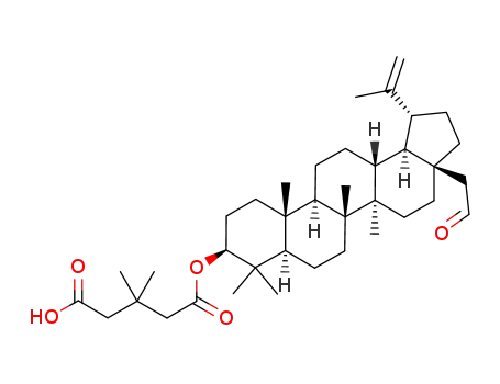 3,3-dimethyl-5-oxo-5-(((1R,3aR,5aR,5bR,7aR,9S,11aR,11bR,13aR,13bR)-5a,5b,8,8,11a-pentamethyl-3a-(2-oxoethyl)-1-(prop-1-en-2-yl)icosahydro-1H-cyclopenta[a]chrysen-9-yl)oxy)pentanoic acid