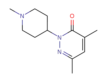 4,6-dimethyl-2-(1-methyl-[4]piperidyl)-2H-pyridazin-3-one