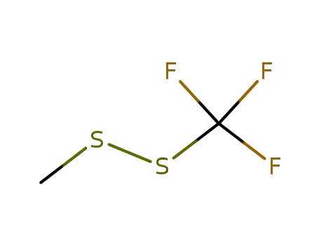 Molecular Structure of 14410-21-0 (methyl trifluoromethyl disulfide)