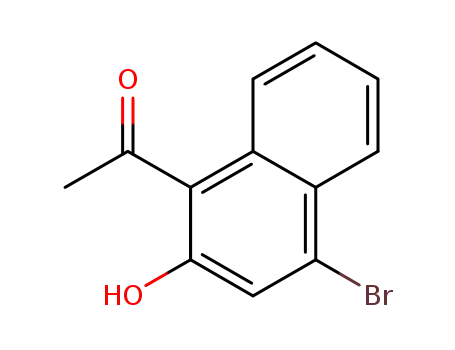 1-(4-bromo-2-hydroxynapthalen-1-yl)ethanone