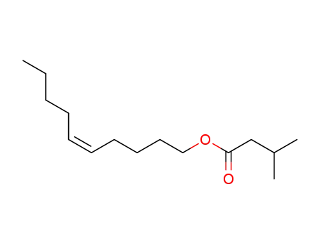 Molecular Structure of 37616-04-9 (Butanoic acid, 3-methyl-, 5-decenyl ester, (Z)-)