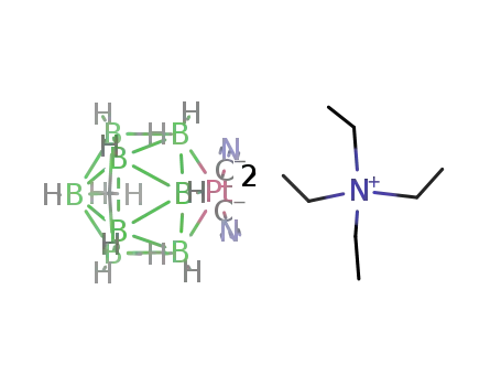 [NEt4]2[9,9-(CN)2-arachno-9,6-PtCB8H12]