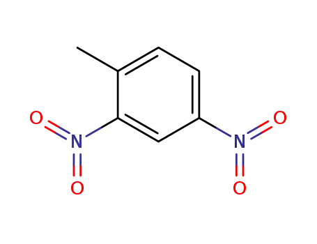 Molecular Structure of 121-14-2 (2,4-Dinitrotoluene)