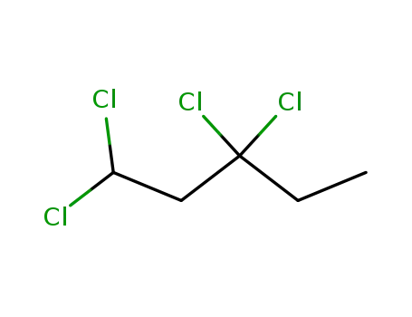 Molecular Structure of 62619-22-1 (Pentane, 1,1,3,3-tetrachloro-)