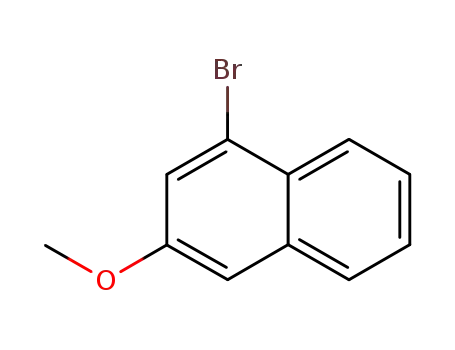 Molecular Structure of 5111-34-2 (1-bromo-3-methoxy-naphthalene)