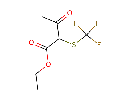 Molecular Structure of 42105-37-3 (3-OXO-2-(TRIFLUOROMETHYLTHIO)BUTYRICACID ETHYL ESTER)