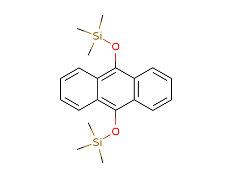 Molecular Structure of 28871-52-5 (Silane, [9,10-anthracenediylbis(oxy)]bis[trimethyl-)