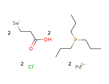 [Pd2Cl2(μ-SeCH2CH2COOH)2(PnPr3)2]