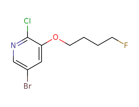 5-bromo-2-chloro-3-(4-fluorobutoxy)pyridine