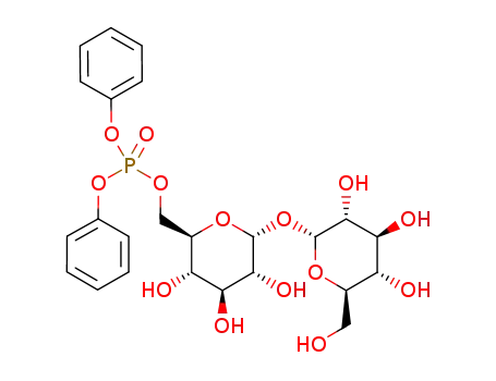 6-O-diphenoxyphosphoryl-α,α-D-trehalose
