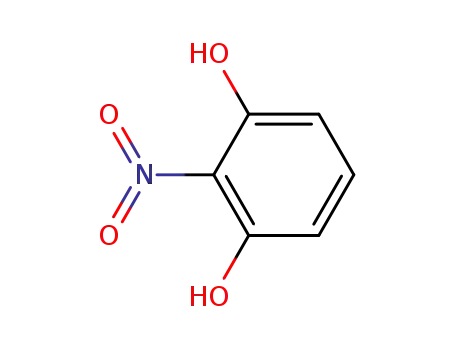 Molecular Structure of 601-89-8 (2-Nitroresorcinol)