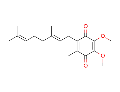 2-[(E)-3,7-dimethyl-2,6-octadienyl]-5,6-dimethoxy-3-methyl-1,4-benzoquinone