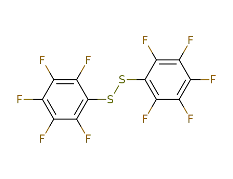Molecular Structure of 1494-06-0 (Bis(pentafluorophenyl) perdisulfide)