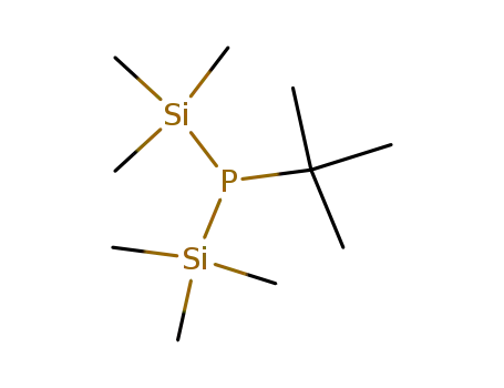 Molecular Structure of 42491-33-8 (TERT-BUTYLBIS(TRIMETHYLSILYL)PHOSPHINE)