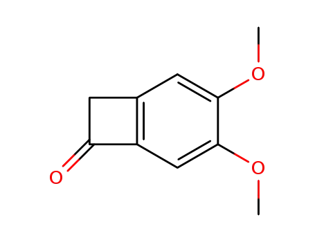 Molecular Structure of 55171-76-1 (Bicyclo[4.2.0]octa-1,3,5-trien-7-one, 3,4-dimethoxy-)