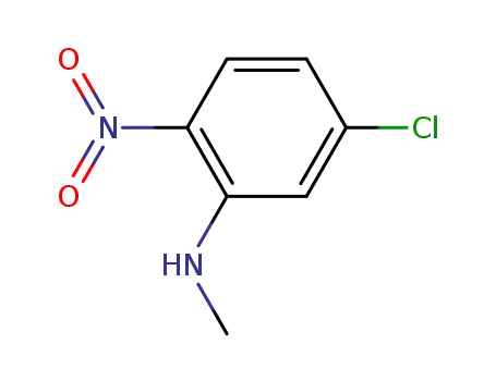 Molecular Structure of 35966-84-8 (5-CHLORO-N-METHYL-2-NITROBENZENAMINE)