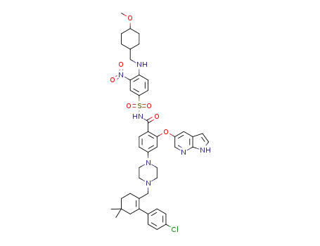 trans-4-(4-{[2-(4-chlorophenyl)-4,4-dimethylcyclohex-1-en-1-yl]methyl}piperazin-1-yl)-N-[(4-{[(4-methoxycyclohexyl)methyl]amino}-3-nitrophenyl)sulfonyl]-2-(1H-pyrrolo[2,3-b]pyridin-5-yloxy)benzamide