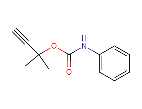 Molecular Structure of 6289-19-6 (2-methylbut-3-yn-2-yl phenylcarbamate)