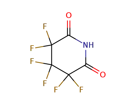 Molecular Structure of 376-67-0 (2,6-Piperidinedione, 3,3,4,4,5,5-hexafluoro-)