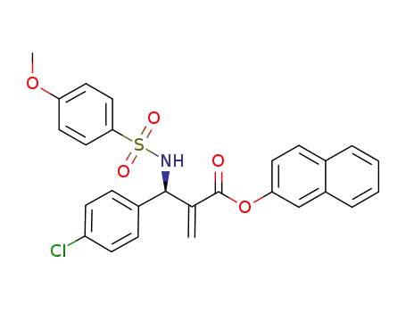 (R)-naphthalen-2-yl 2-((4-chlorophenyl)(4-methoxyphenylsulfonamido)methyl)acrylate