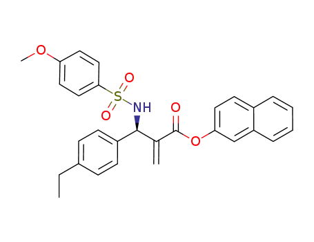 (R)-naphthalen-2-yl 2-((4-ethylphenyl)(4-methoxyphenylsulfonamido)methyl)acrylate
