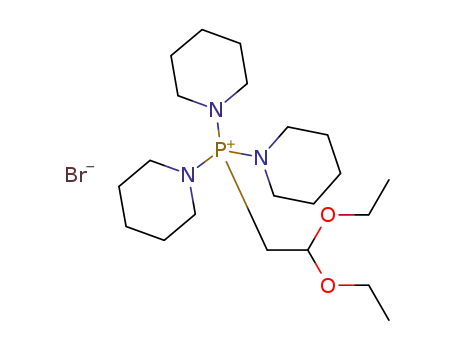 (2,2-diethoxyethyl)trispiperidinophosphonium bromide