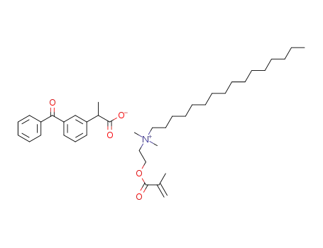 N,N-dimethyl-N-(hexadecyl)-N-(2-methacryloyloxyethyl)ammonium ketoprofenate