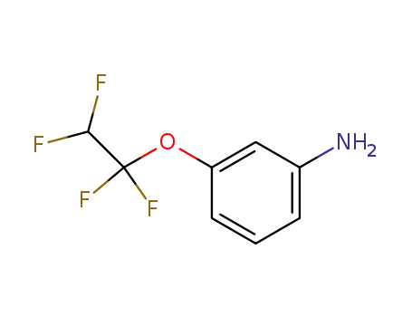 Molecular Structure of 831-75-4 (3-(1,1,2,2-TETRAFLUOROETHOXY)ANILINE)