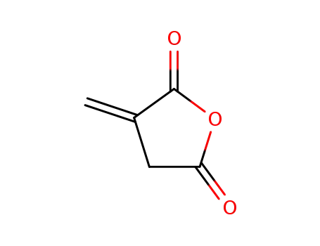 Molecular Structure of 2170-03-8 (2,5-Furandione,dihydro-3-methylene-)