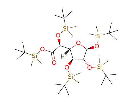 tert-butyldimethylsilyl 1,2,3,5-tetra-O-tert-butyldimethylsilyl-β-D-galactofuranuronate