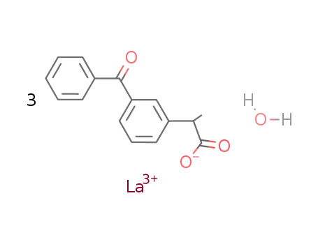 La(ketoprofen(-1H))3*H2O