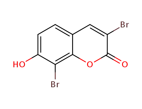 3,8-dibromo-7-hydroxycoumarin